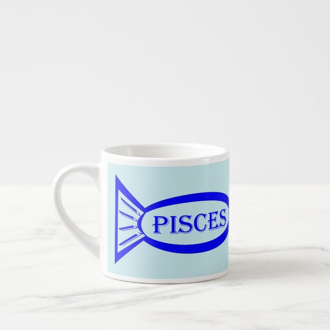 Panneau Étoile Poissons Espresso Mug (Gauche)
