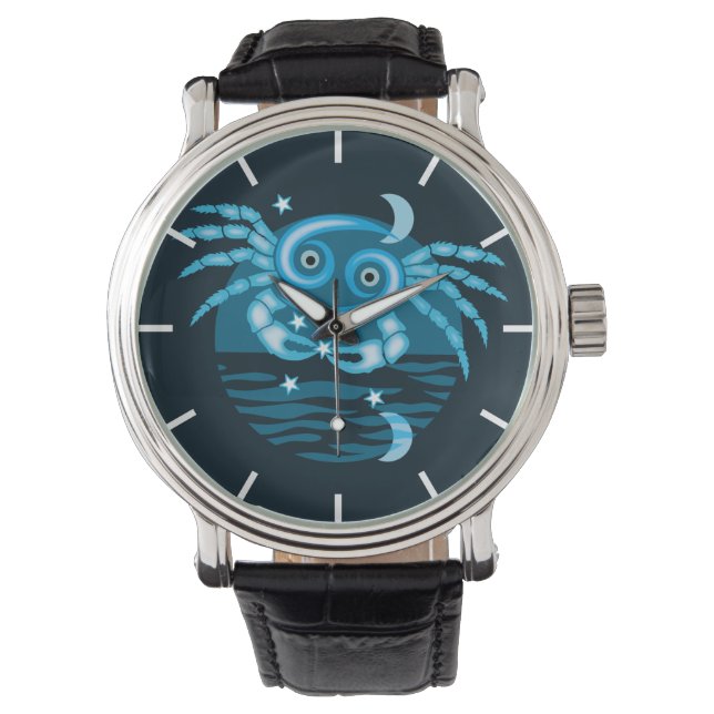Panneau étoile Zodiac - Montre Symbole Cancer (devant)