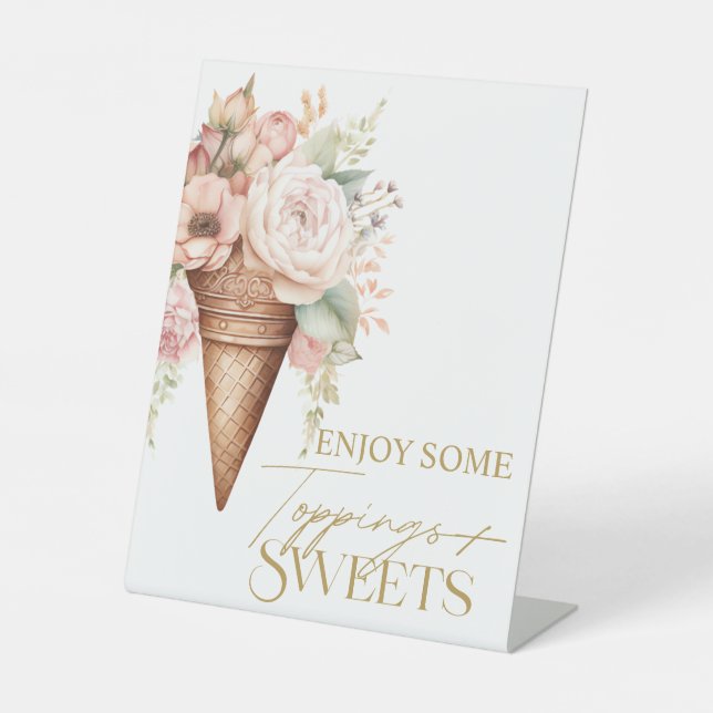 Panneau Fête des mariées de la crème glacée Toppin (Recto)