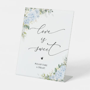 Panneau Fleur d'Hydrangea Bleue L'Amour Est Doux