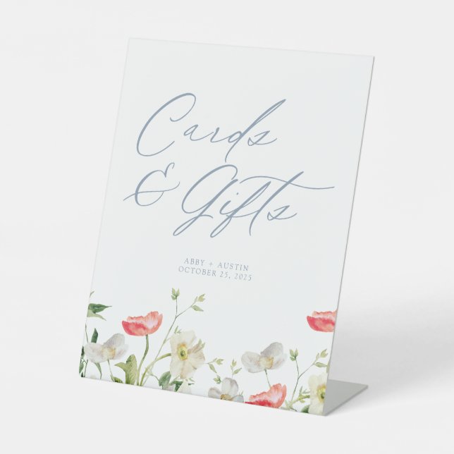 Panneau fleur sauvage Floral Cartes et Cadeaux (Recto)