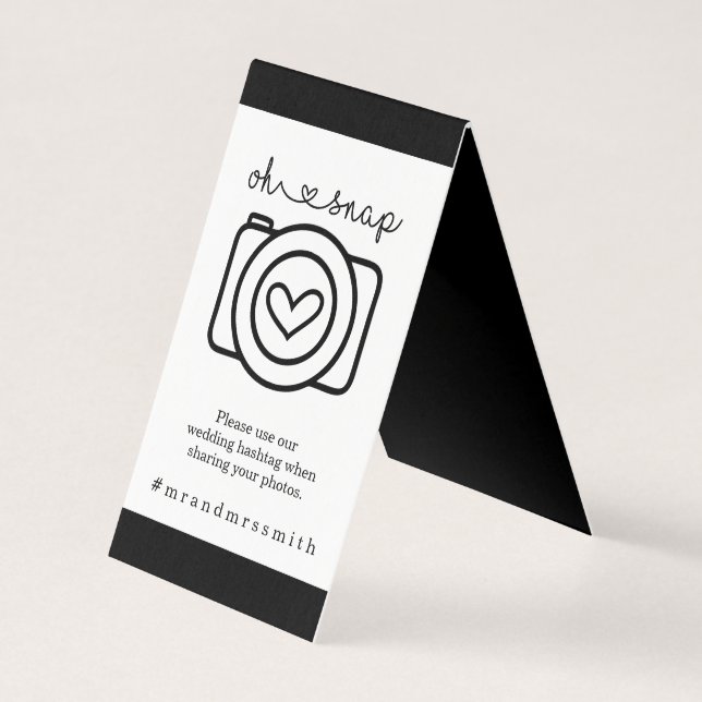 Panneau Hachtah des médias sociaux personnalisés - (Front)