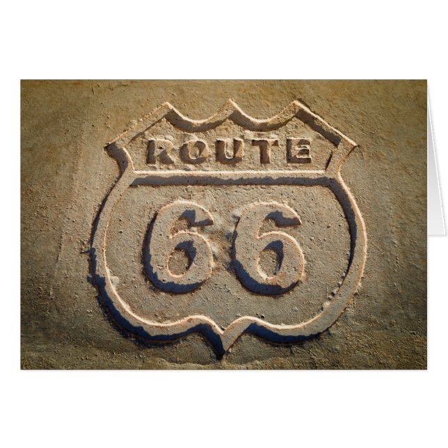 Panneau historique de la route 66, Arizona (Devant horizontal)