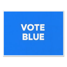 Panneau Jardin bleu Vote
