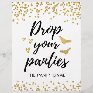 Panneau jeu : Baisse ta culotte, enterrement de vi
