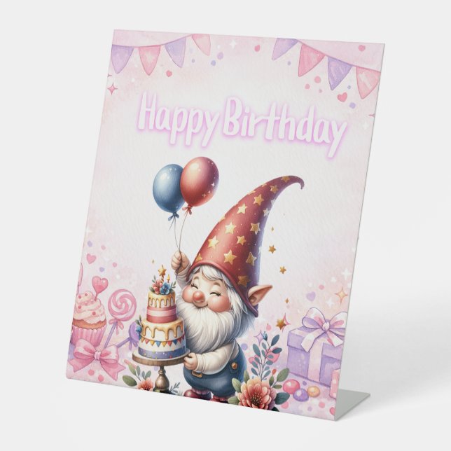 Panneau Joyeux Anniversaire (Recto)