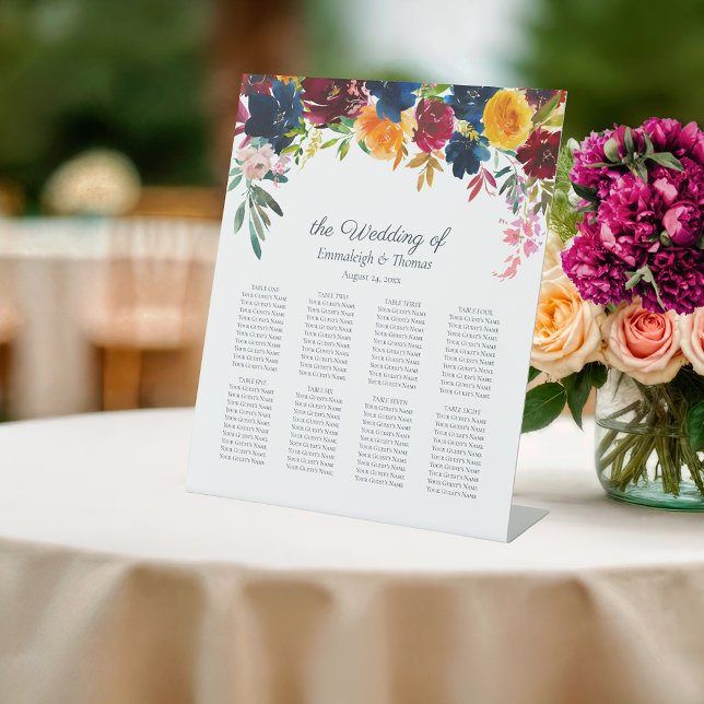 Panneau lumineux du socle floral des invités (Créateur téléchargé)
