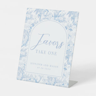 Panneau Mariage Blue Chinoiserie Take One Favorise