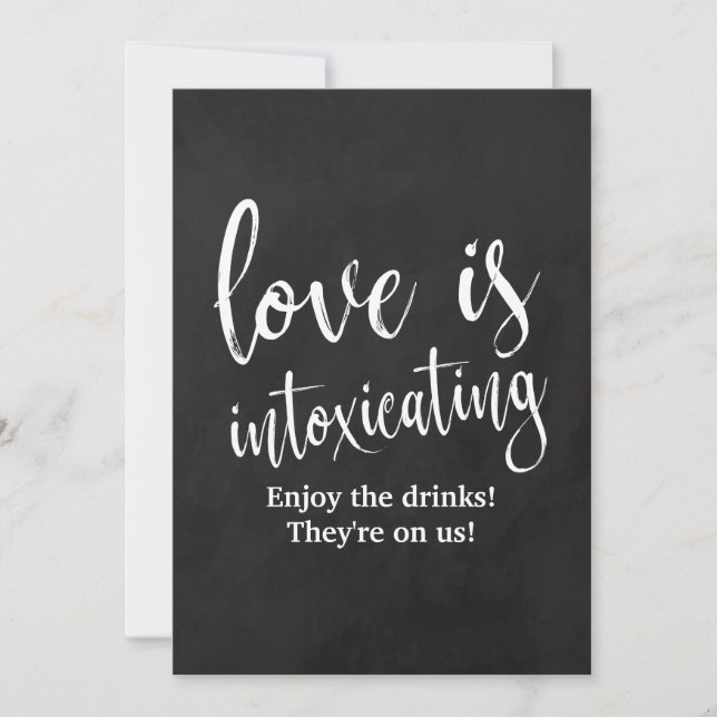 Panneau Mariage Chalkcoard abordable (Devant)