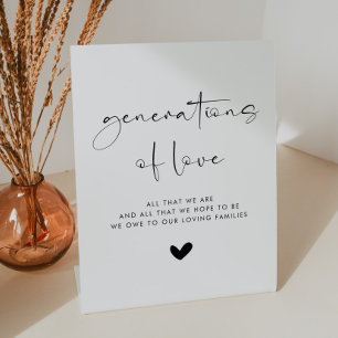 Panneau Mariage de génération de style moderne de