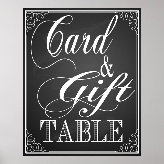 Panneau mariage de tableau Cadeau et carte (Devant)