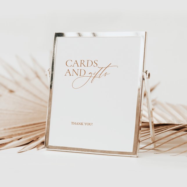 Panneau Mariage Élégant Cartes et Cadeaux (Créateur téléchargé)