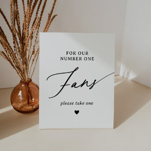 Panneau Mariage minimaliste moderne numéro un vent