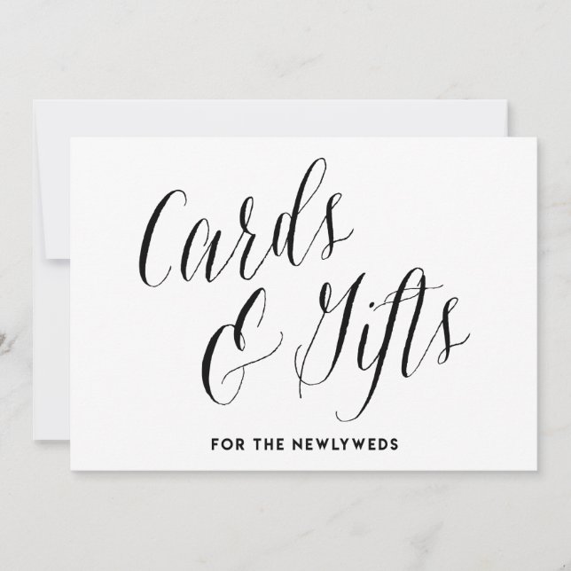 Panneau Mariage Rustique Cartes et Cadeaux (Devant)