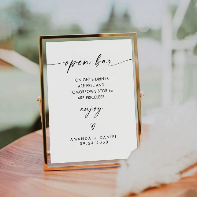 Panneau minimaliste à barre ouverte (Créateur téléchargé)