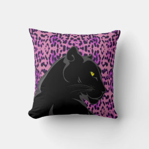 PANNEAU NOIR PURPLE COUSSIN