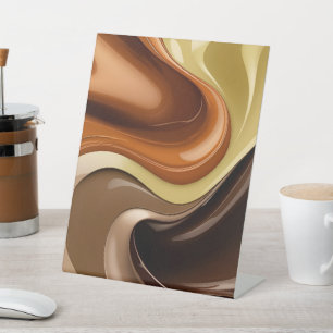 Panneau Pedestal dans graphique abstrait design