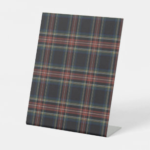 Panneau Pedestal en plastique Tartan 8" X 10"