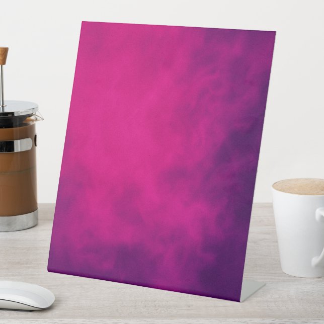 Panneau Pedestal Neon Pink - Personnalisable (In SItu)