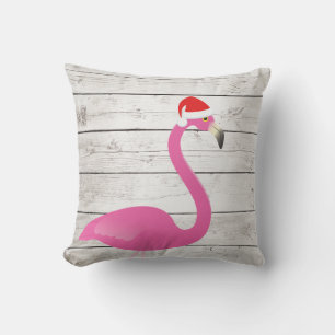 Panneau père Noël Flamant rose Beach Coussin extér