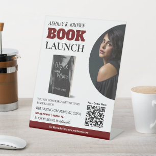 Panneau personnalisé Lancement du livre