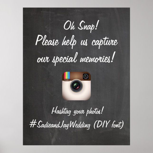 Panneau PixDezines do-it-yourself tableau noir/Ins (Devant)