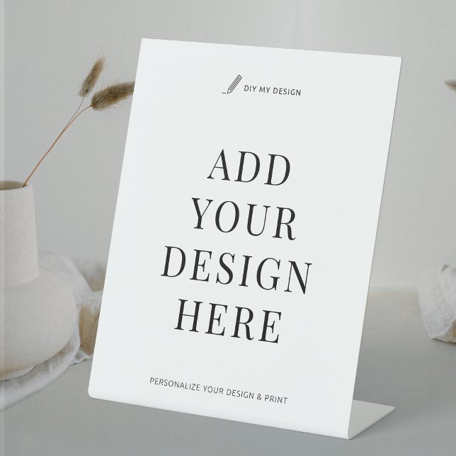 Panneau professionnel Pedestal 8x10" (Custom 8x10" Pedestal Sign Printing)