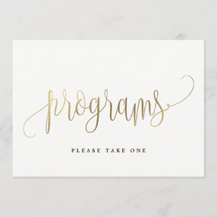 Panneau Programmes - Jolie calligraphie
