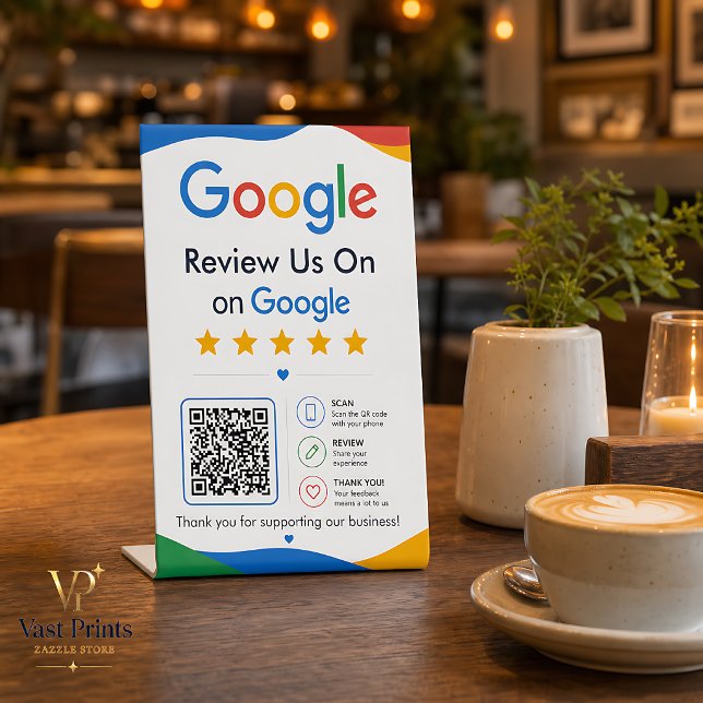 Panneau QR Code de Réputation en Ligne Avis Google (Online Reputation Google Review QR Code Sign
)