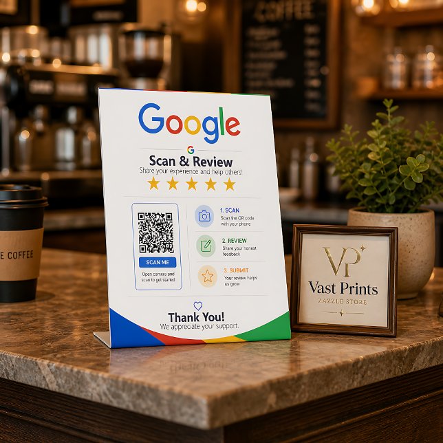 Panneau QR de révision Google pour les commentaire (Business Feedback Google Review QR Sign
)