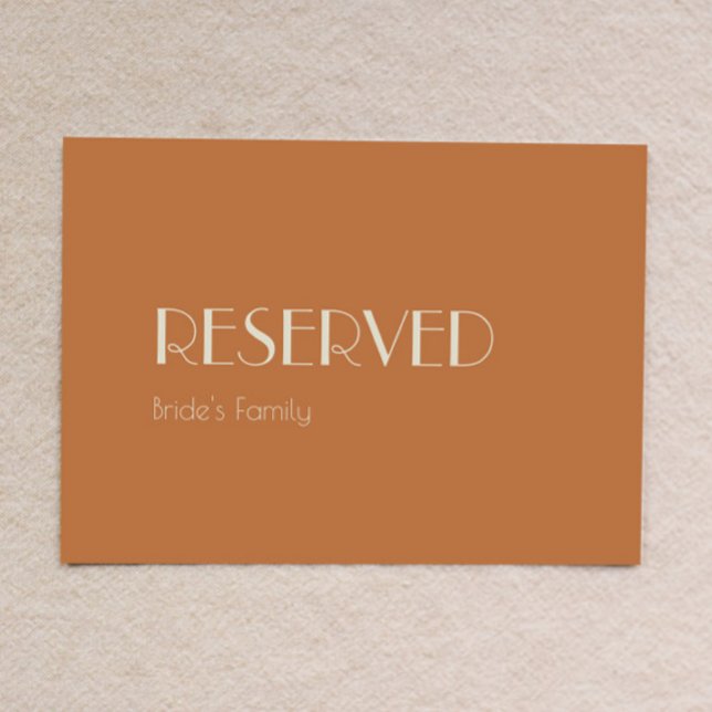 Panneau réservé Boho Deco Automne Mariage (Créateur téléchargé)