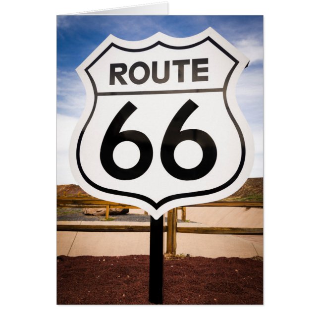 Panneau routier Route 66, Arizona (Devant)