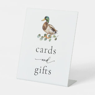 Panneau Rustique Baby shower de canard de Mallard