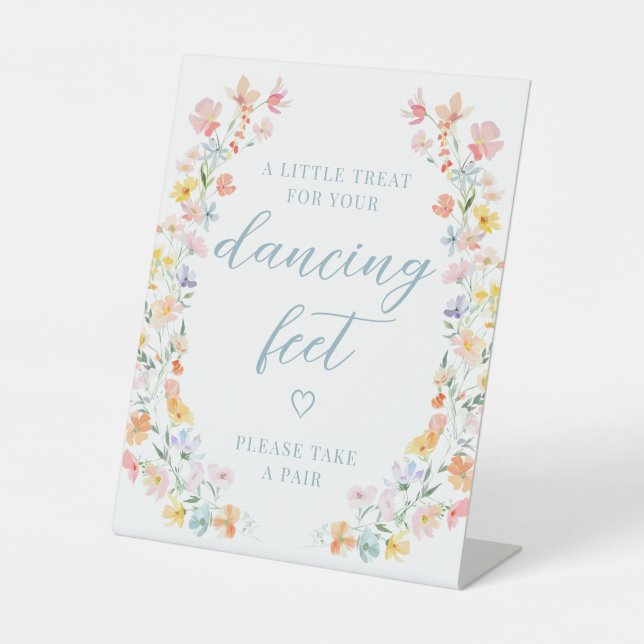 Panneau Sandales de Danse de Mariage aux Fleurs Sa (Recto)