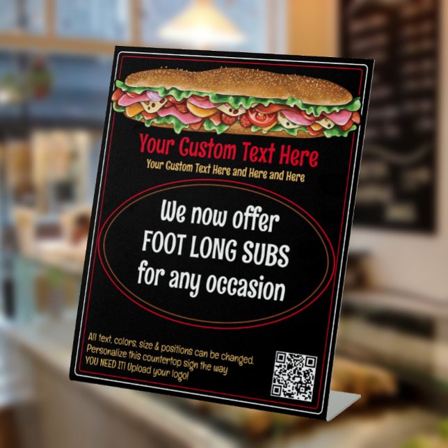 Panneau spécial du sous-comptoir sandwich Deli (Créateur téléchargé)