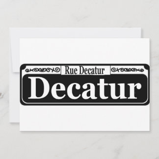 Panneau St Decatur de la Nouvelle-Orléans