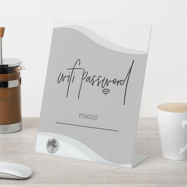 Panneau supérieur de la table de mot de passe Wifi (In SItu)
