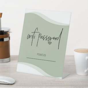 Panneau supérieur de la table de mot de passe Wifi