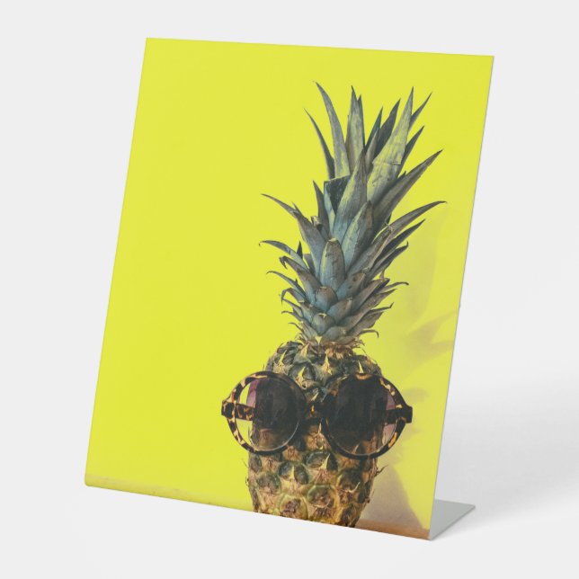 Panneau sur pied en plastique 25x30 cm (Recto)