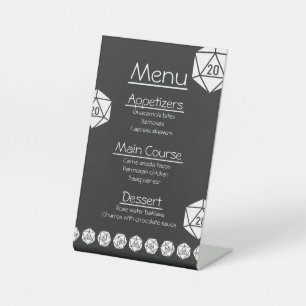 Panneau Tabletop Chic en noir
