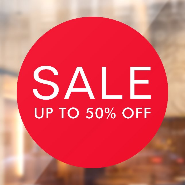 Panneau vente ronde avec texte personnalisé ou jus (Feuille 2)