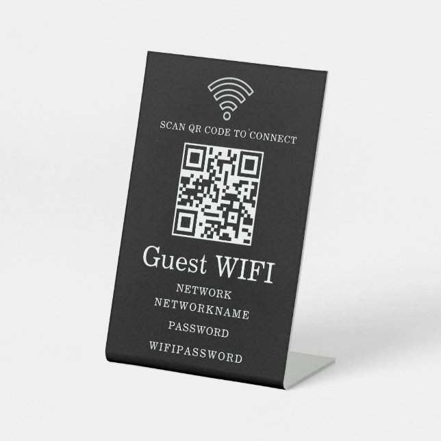 Panneau Wifi Invité (Recto)