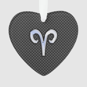 Panneau Zodiac Silver Aries Black Carbon Fibre Pri