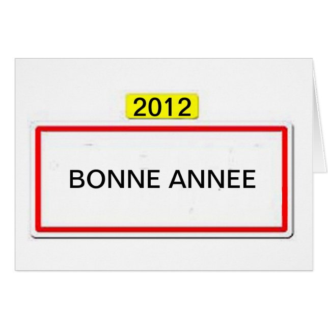 PANNEAUX BONNE ANNEE 2012 (Devant horizontal)