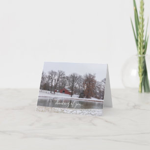 Pano De Ferme D'Hiver Penser À Votre Carte