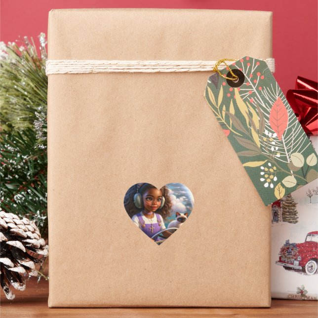 Panola and Gata Keepsake Sticker (vacances)