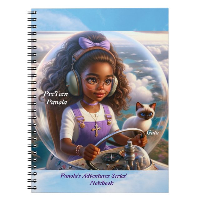 Panola & Gata Global Adventures Cahier – Voyage  (Devant)