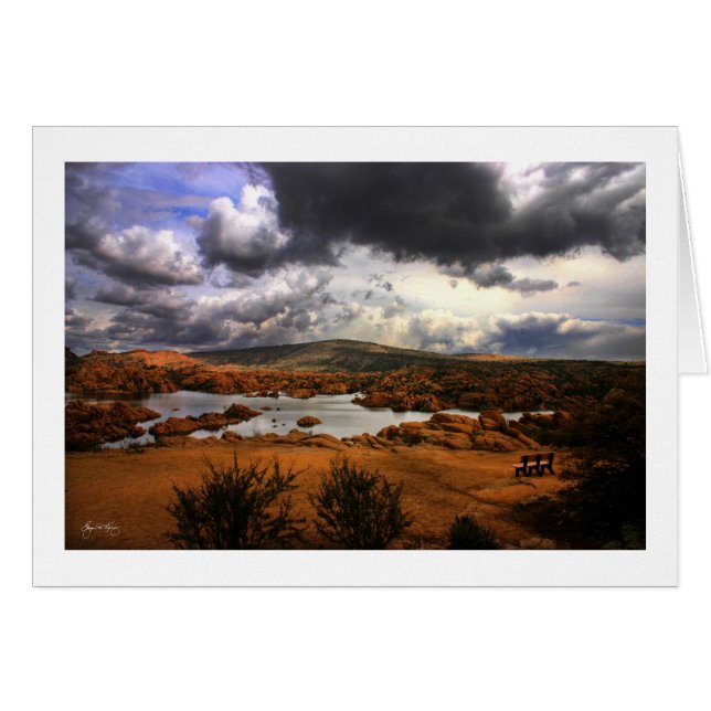 Panorama de banc - lac watson (Devant horizontal)