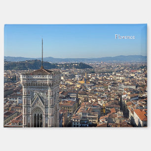 Panorama de Florence, Italie Aimant Photo Flexible