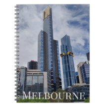 Panorama de la Skyline de Melbourne — Cahier à rel